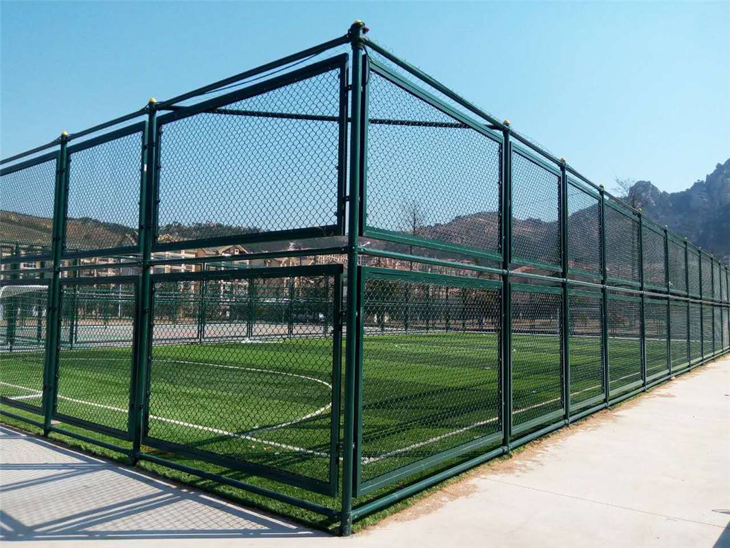 Sports court fence run seen along the boundary of the court (thumbnail 3)